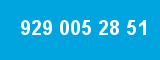 929 005 28 51 929 005 28 51